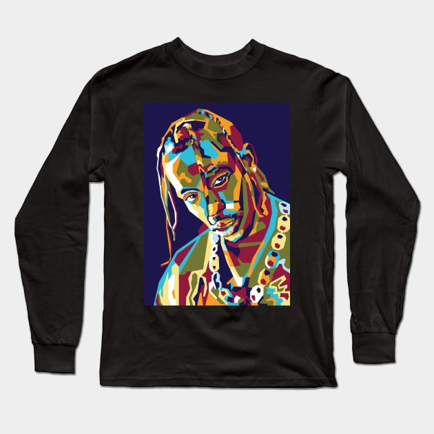 Abstract Best rapper in wpap Long Sleeve T-Shirt by smd90